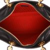 Dior  Lady Dior large model  handbag  in black leather cannage - Detail D3 thumbnail