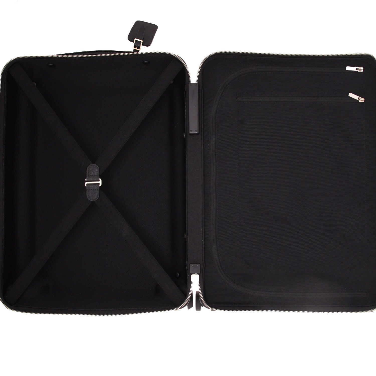 Valise rigide Louis Vuitton  Horizon 50 en cuir monogram empreinte noir - Detail D3