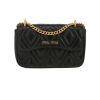 Miu Miu   shoulder bag  in black leather - 360 thumbnail