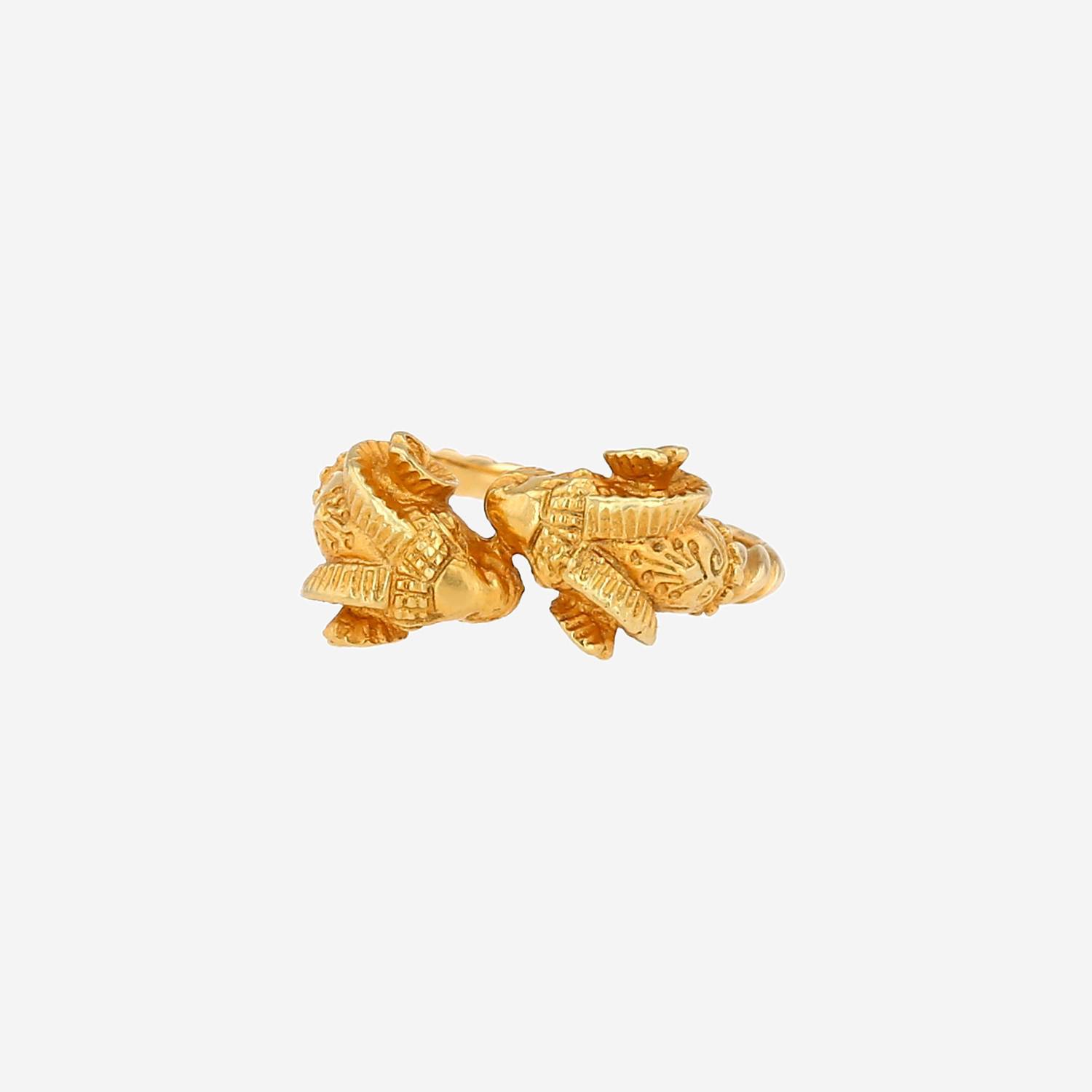 Lalaounis  ring in yellow gold