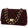 Chanel   handbag  in burgundy canvas - 00pp thumbnail