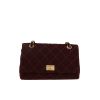 Borsa Chanel   in tela bordeaux - 360 thumbnail