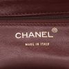 Bolso de mano Chanel   en lona color burdeos - Detail D2 thumbnail