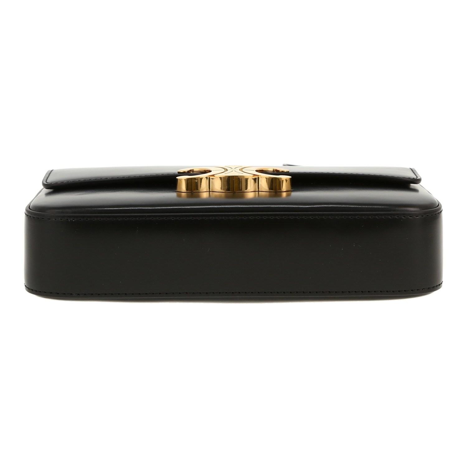 Bolso de mano Celine  Claude en cuero negro - Detail D1