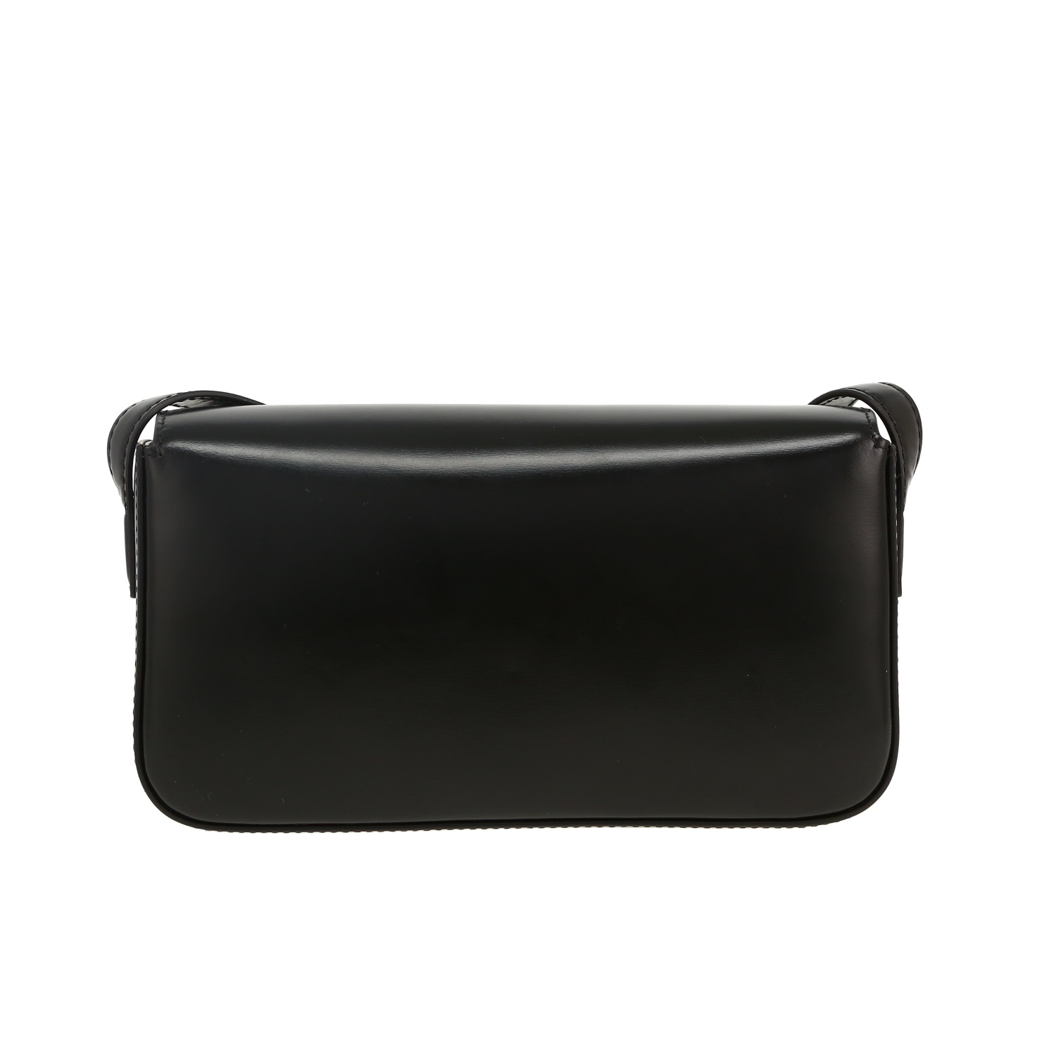 Bolso de mano Celine  Claude en cuero negro - Detail D4