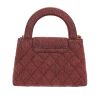 Sac à main Chanel  Mini Shopping en toile denim rose - Detail D4 thumbnail