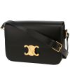 Celine  Triomphe shoulder bag  in black leather - 00pp thumbnail