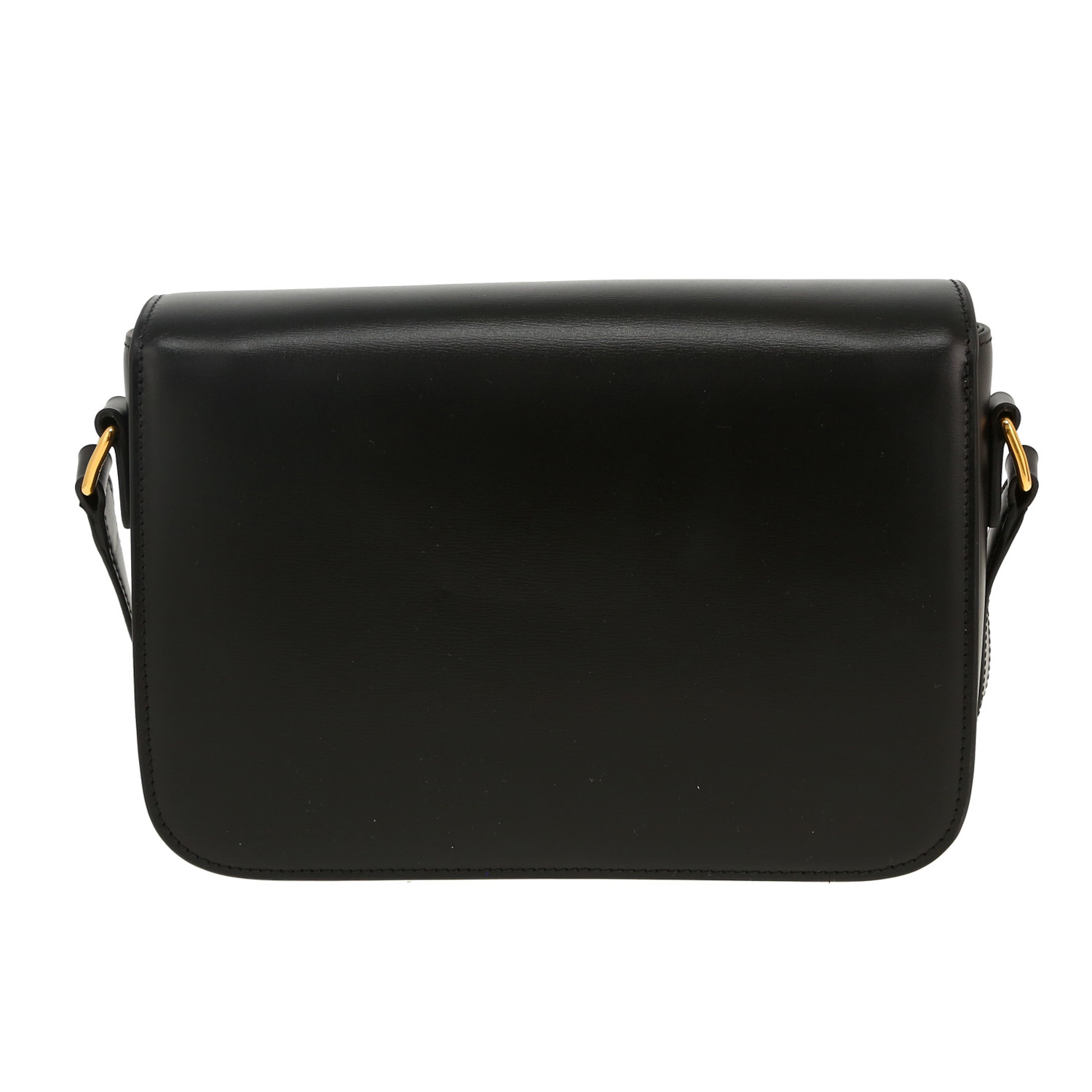 Bolso bandolera Celine  Triomphe en cuero negro - Detail D4