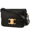 Celine  Triomphe Teen shoulder bag  in black leather - 00pp thumbnail