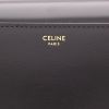 Celine  Triomphe Teen shoulder bag  in black leather - Detail D2 thumbnail