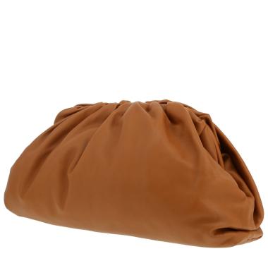 Bolso/bolsito Bottega Veneta  Pouch en cuero marrón
