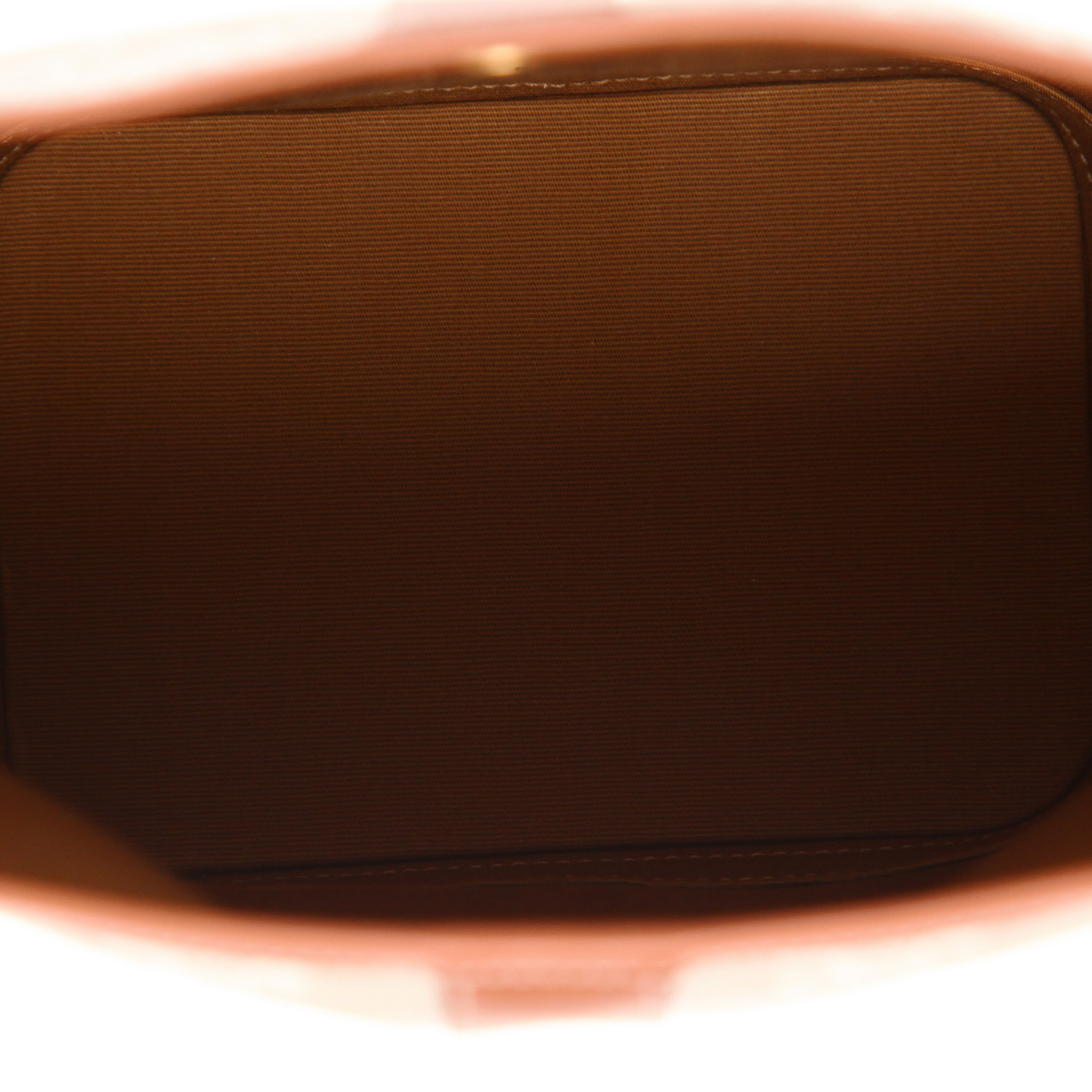 Borsa a tracolla Celine  Seau modello piccolo  in tela "Triomphe" beige e pelle marrone - Detail D3