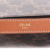 Celine  Ava medium model  handbag  "Triomphe" canvas  and brown leather - Detail D2 thumbnail