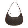 Sac à main Celine  Ava moyen modèle  en toile Triomphe et cuir marron - Detail D4 thumbnail