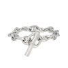 Hermès Chaîne d'Ancre medium model bracelet in silver - 00pp thumbnail