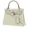 Hermès  Kelly 25 cm handbag  in Gris Neve leather - 00pp thumbnail