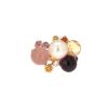 Bague Chanel Mademoiselle en or rose, améthyste, citrine, perle de culture, saphirs, diamant et quartz rose - 360 thumbnail