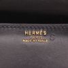 Hermès  Vintage pouch  in black box leather - Detail D2 thumbnail