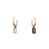 H. Stern  earrings in yellow gold and smoked quartz - 00pp thumbnail