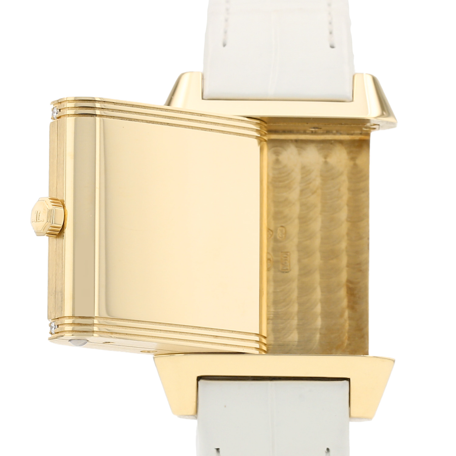 Montre Jaeger-LeCoultre Reverso Squadra Lady en or jaune Ref: Jaeger-LeCoultre - 234.1.47  Vers 2010 - Detail D3
