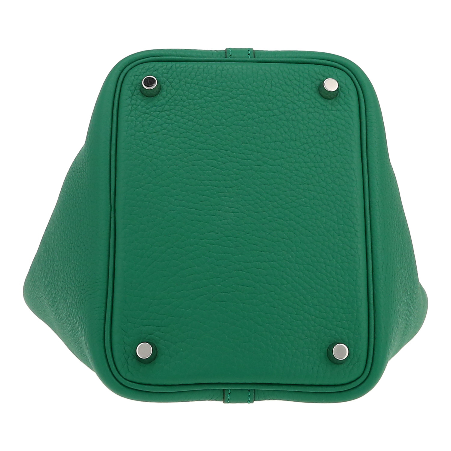 Hermès  Picotin 18 cm handbag  in Vert Vertigo togo leather - Detail D1