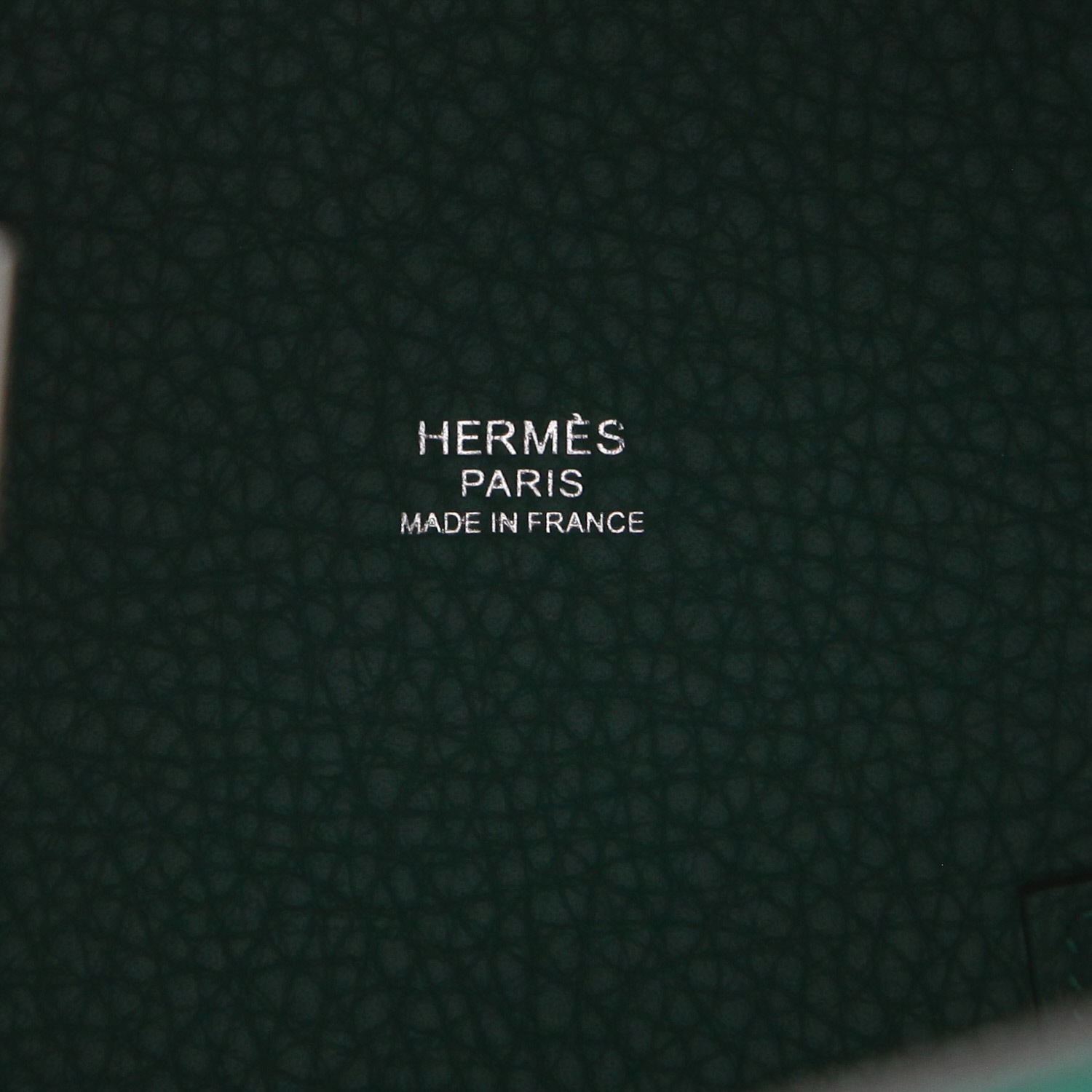 Sac à main Hermès  Picotin 18 cm en cuir togo Vert Vertigo - Detail D2