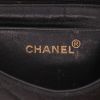 Bolso bandolera Chanel  Mini Carré en lona acolchada negra - Detail D2 thumbnail