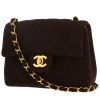 Chanel  Mini Timeless shoulder bag  in brown quilted canvas - 00pp thumbnail