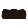 Chanel  Mini Timeless shoulder bag  in brown quilted canvas - Detail D1 thumbnail