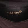 Chanel  Mini Timeless shoulder bag  in brown quilted canvas - Detail D2 thumbnail