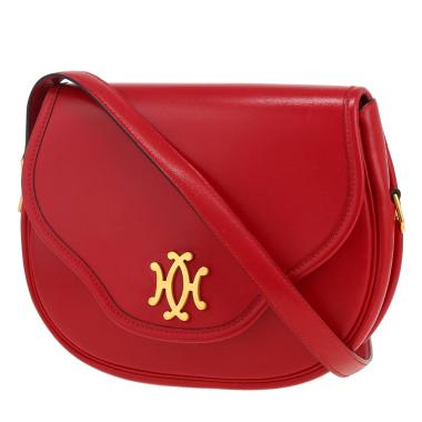 Hermès  Lift shoulder bag  in red Vif box leather