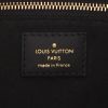 Bolso bandolera Louis Vuitton  Petite Malle Souple en cuero monogram huella negro y cuero negro - Detail D2 thumbnail