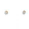 Paire de puces d'oreilles Cartier  en or jaune et diamants (2,02 carats) - 360 thumbnail