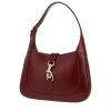 Borsa Gucci  Jackie modello piccolo  in pelle verniciata bordeaux - 00pp thumbnail