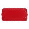 Dior  Lady Dior medium model  handbag  in red leather cannage - Detail D1 thumbnail