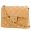 Borsa Chanel  Mini Carré in pelle trapuntata beige - 00pp thumbnail