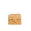 Chanel  Mini Carré handbag  in beige quilted leather - 360 thumbnail