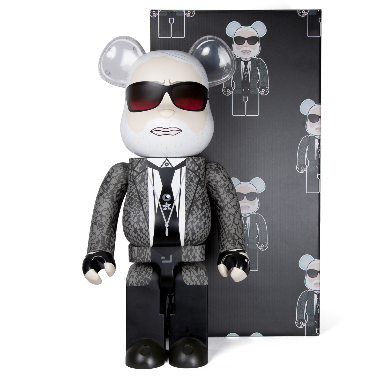 KARL LAGERFELD x MEDICOM, Be@rbrick 1000% - The Kaiser - 2022 - Detail D7