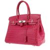 Bolso de mano Hermès  Birkin 30 cm en cocodrilo niloticus Rose Sheherazade - 00pp thumbnail