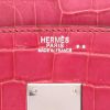 Hermès  Birkin 30 cm handbag  in Rose Sheherazade niloticus crocodile - Detail D2 thumbnail