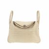 Bolso de mano Hermès  Lindy 30 cm en cocodrilo niloticus beige - 360 thumbnail