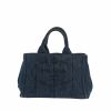 Bolso de mano Prada   en lona denim azul - 360 thumbnail