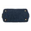 Bolso de mano Prada   en lona denim azul - Detail D1 thumbnail