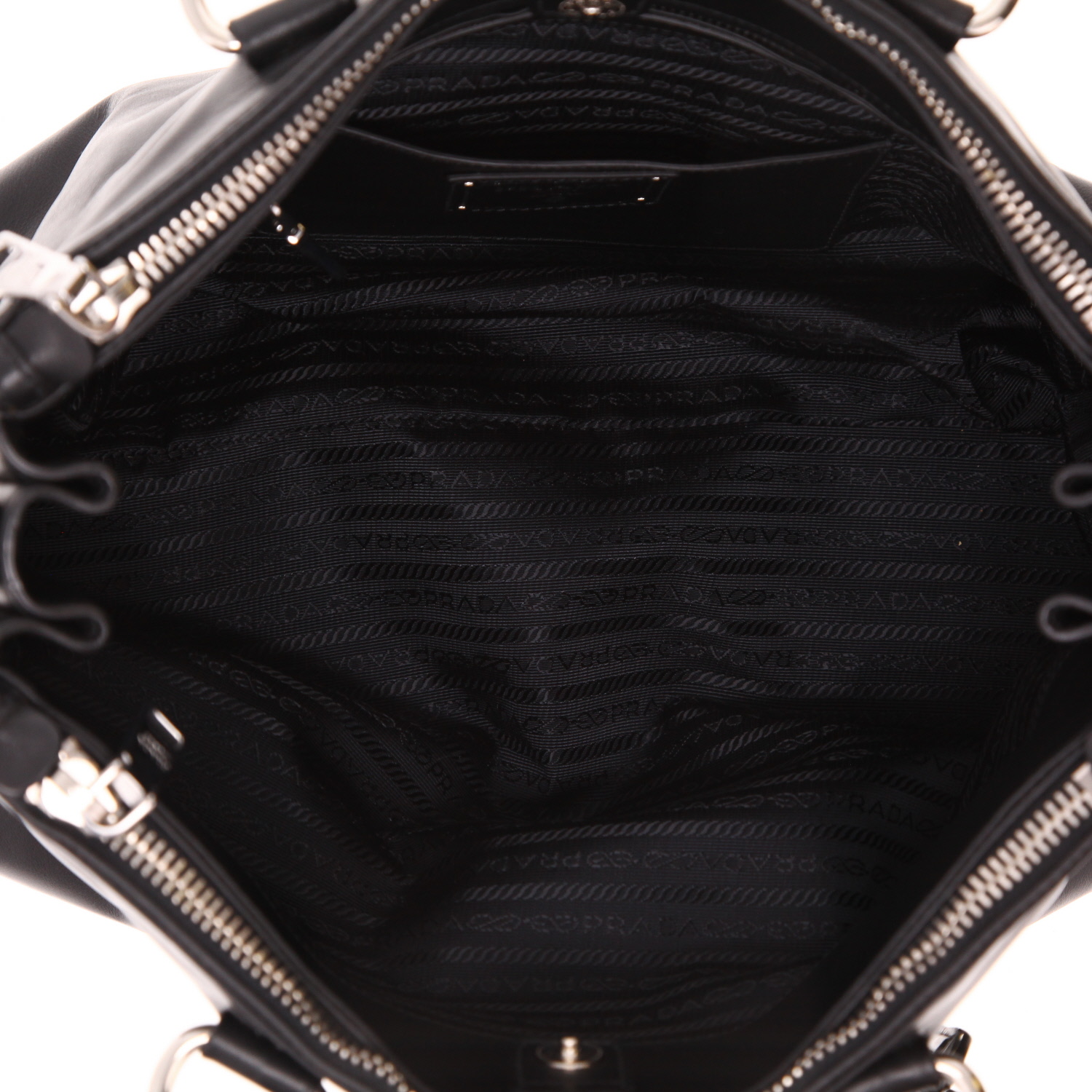 Borsa Prada   in pelle nera - Detail D3