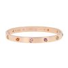 Bracelet Cartier Love Passion en or rose et pierres de couleurs - 00pp thumbnail