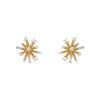 David Yurman  earrings in yellow gold and diamonds - 00pp thumbnail