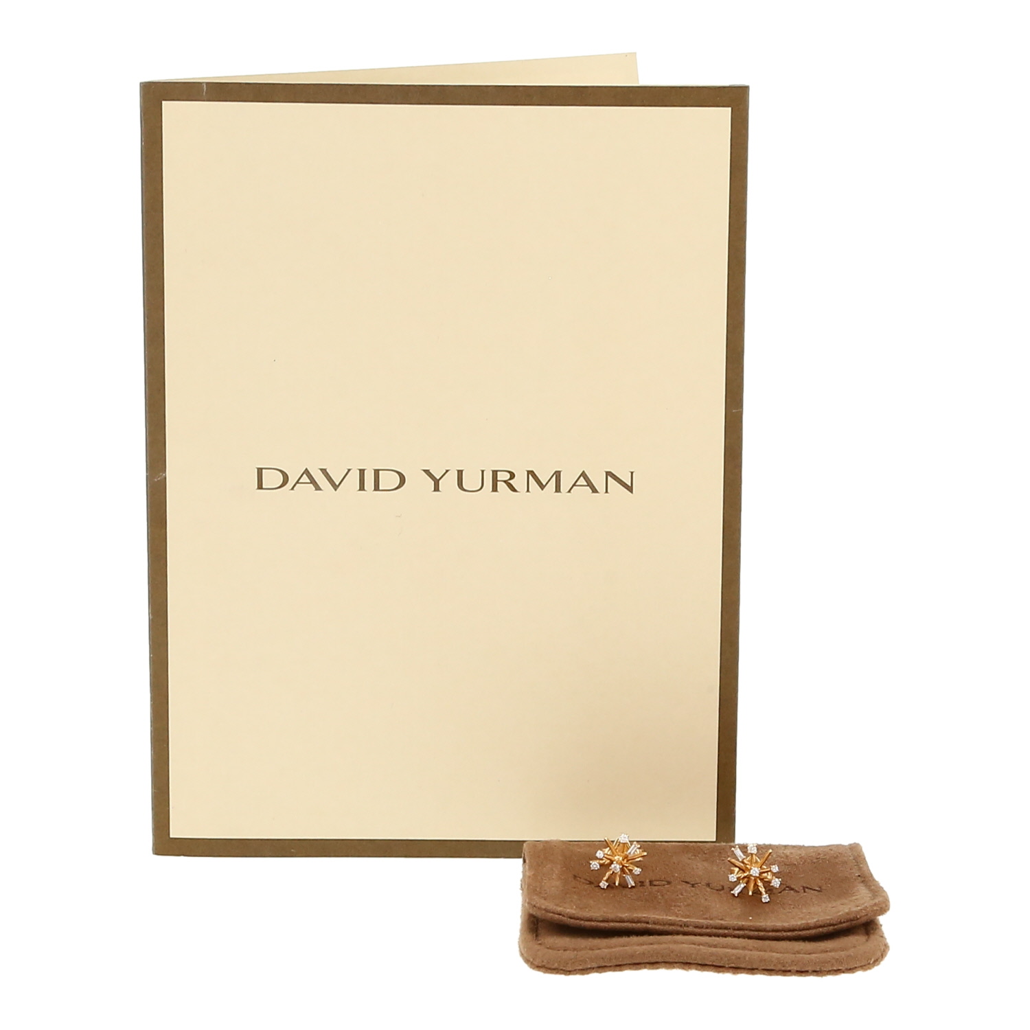 Orecchini David Yurman  in oro giallo e diamanti - Detail D2