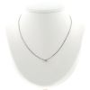 Collar Cartier 1895 de oro blanco y diamante - 360 thumbnail