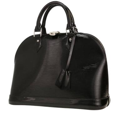 Louis Vuitton  Alma small model  handbag  in black patent leather
