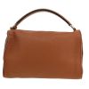 Fendi  Selleria handbag  in brown grained leather - Detail D4 thumbnail